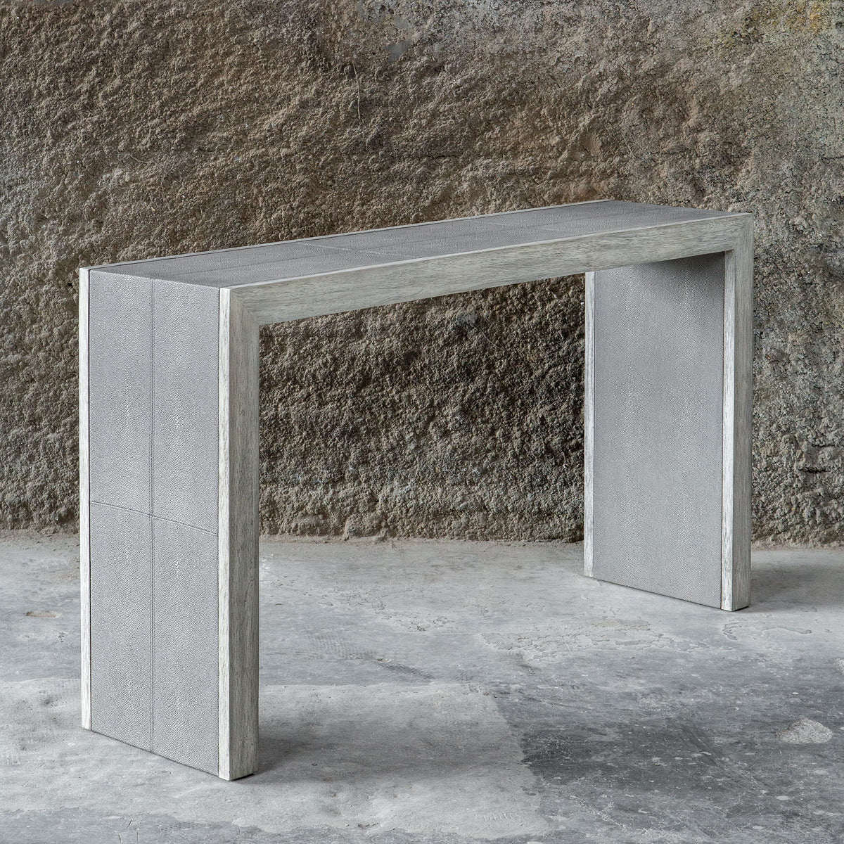 Aerina Console Table Aged Gray - Silver by Uttermost - View 6