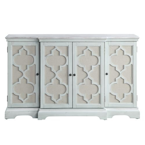 Adelle Console Cabinet AC00279 Light Teal Finish | Acme | Home Elegance USA