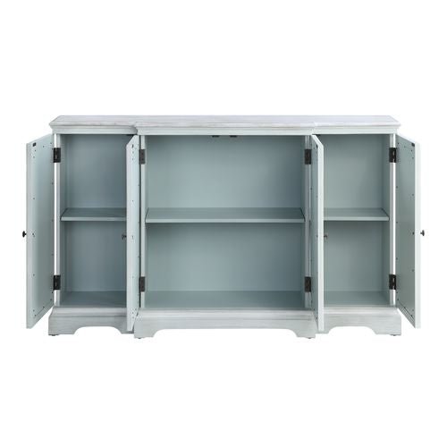 Adelle Console Cabinet AC00279 Light Teal Finish | Acme | Home Elegance USA