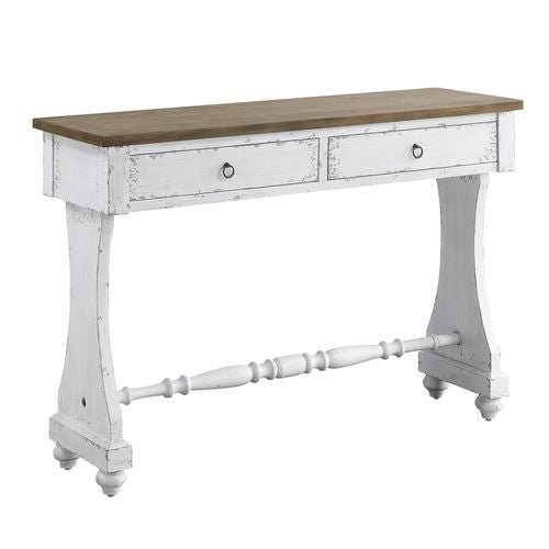 Carminda Console Table AC00281 Antique White Finish | Acme | Home Elegance USA