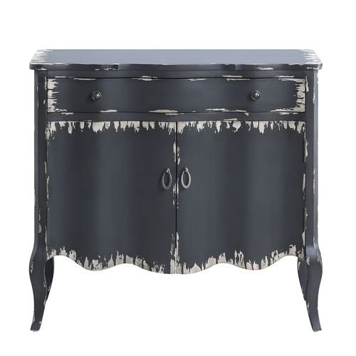 Deianira Console Cabinet AC00287 Antique Gray Finish | Acme | Home Elegance USA