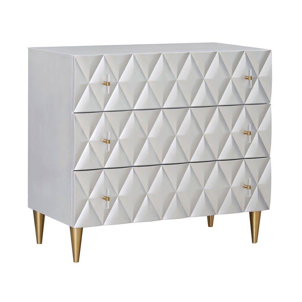 Anson Console Cabinet AC02507 Metallic Silver & Champagne Finish | Acme | Home Elegance USA