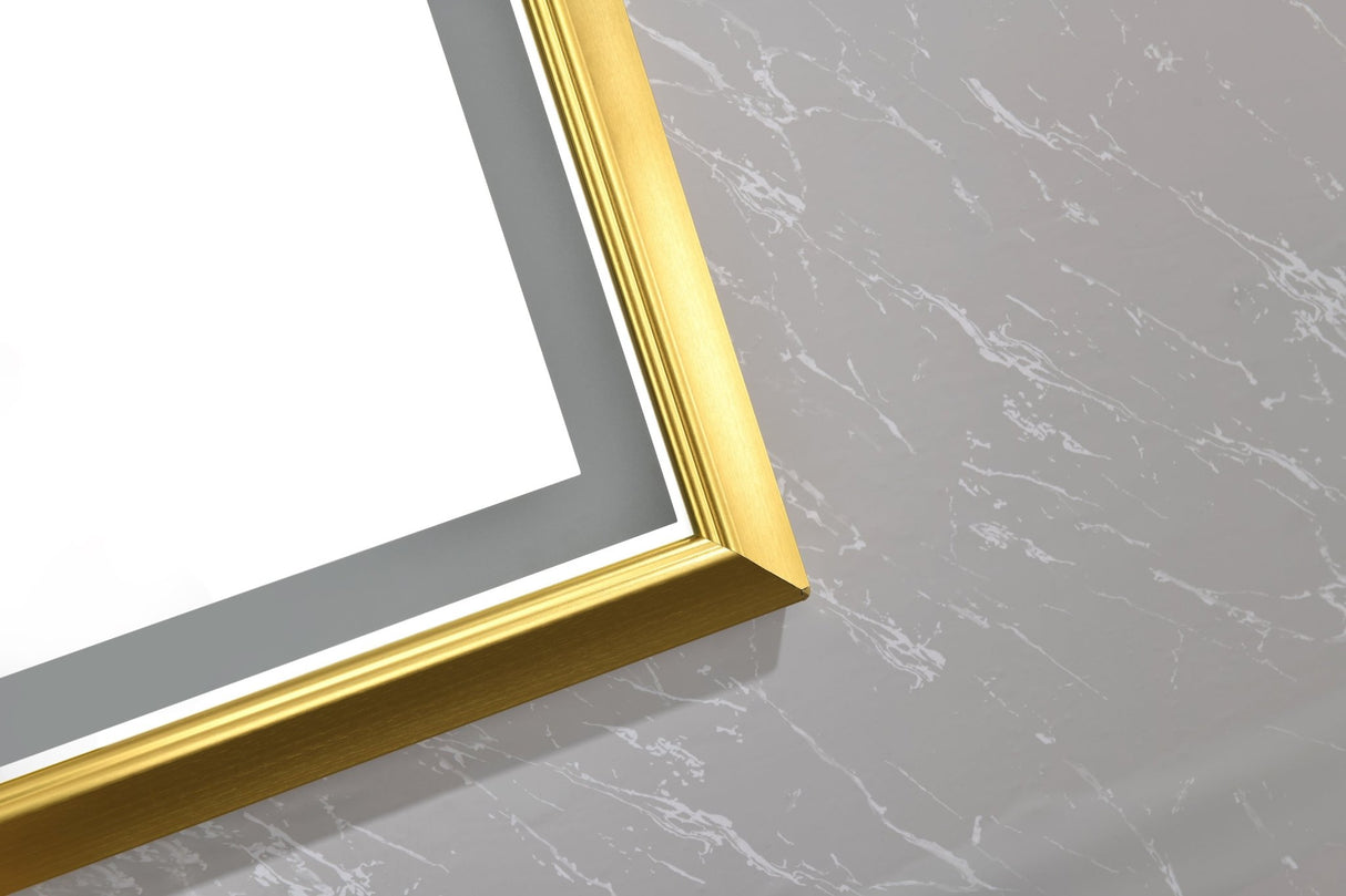 84in. W x 48in. H Oversized Rectangular Black Framed LED Mirror Anti - Fog Dimmable Wall Mount Bathroom Vanity Mirror HD Wall Mirror Kit For Gym And Dance Studio 48X84Inches With Safety Ba | Home Elegance USA