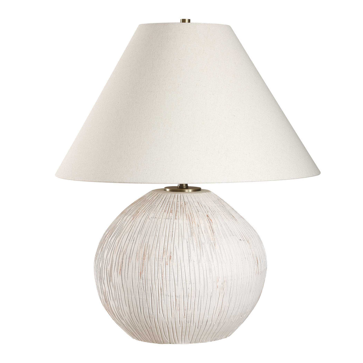 Meryl Table Lamp - White by Uttermost - View 4