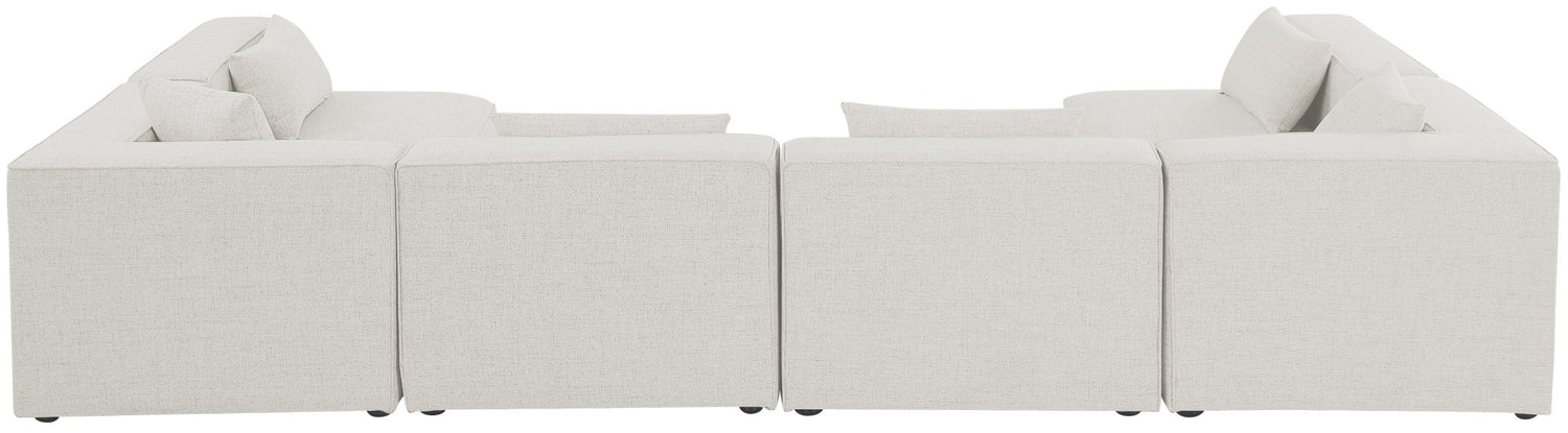 Cube - Modular Sectional 6 Piece - Cream | Home Elegance USA
