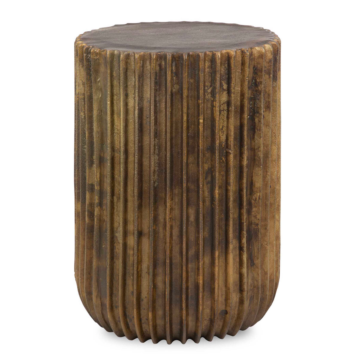 Peaks Accent Table - Gold by Uttermost - View 1