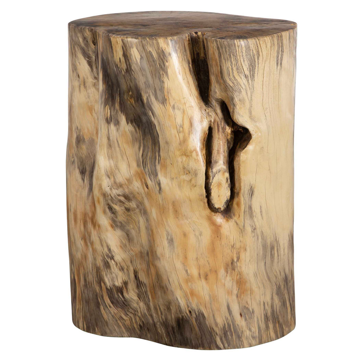 Habitat Accent Stool Natural - Light Brown by Uttermost - View 3