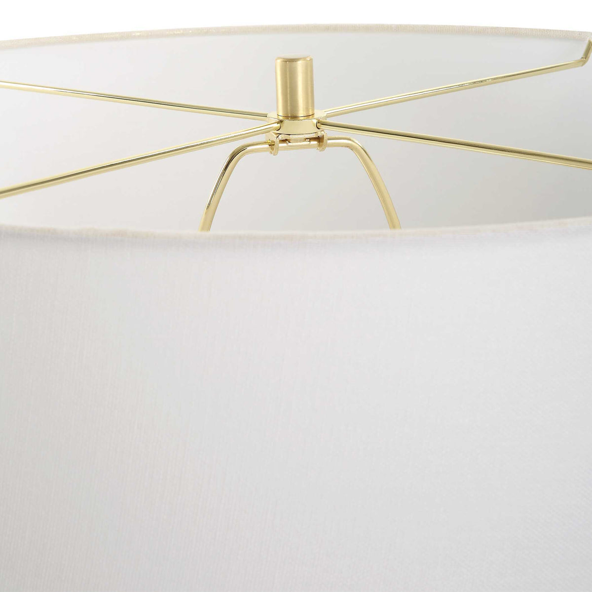 Adelaide Table Lamp - White by Uttermost - View 6