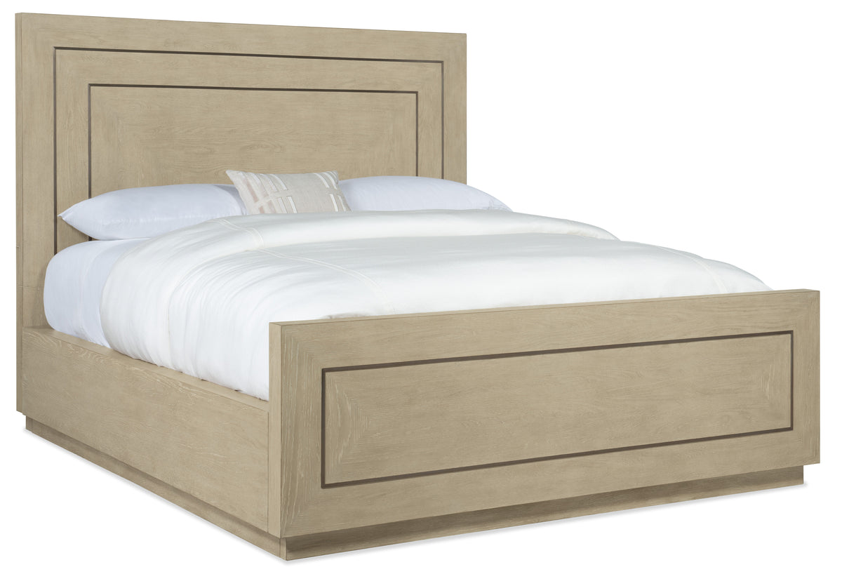 Cascade Queen Panel Bed - Light Brown by Hooker Furniture - View 1