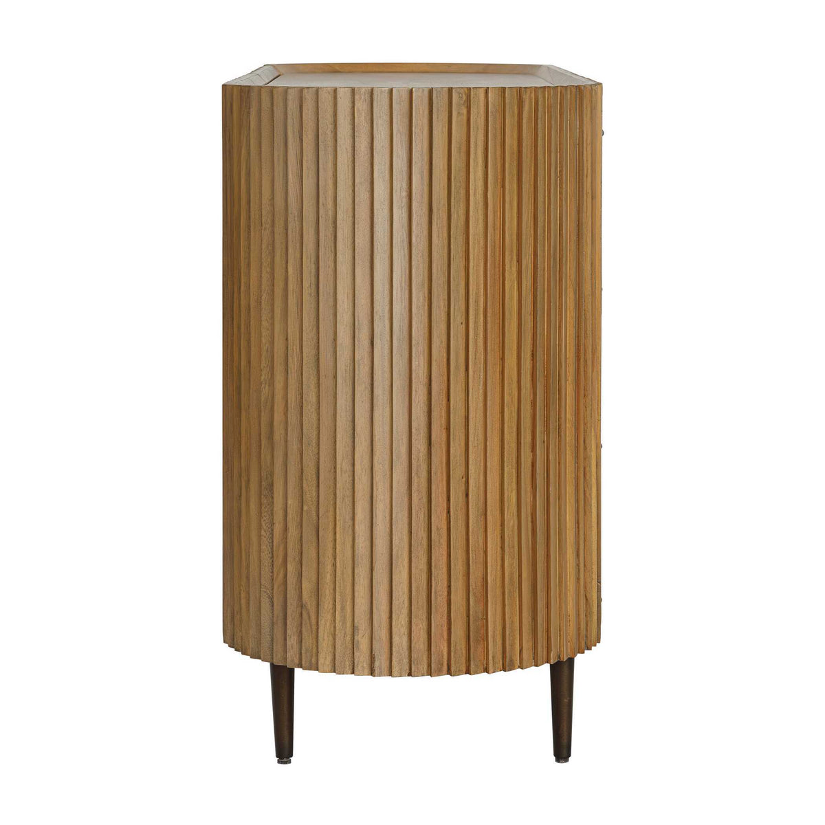 Reese Pleated 2 Door Cabinet Woodtone - Light Brown by Uttermost - View 5