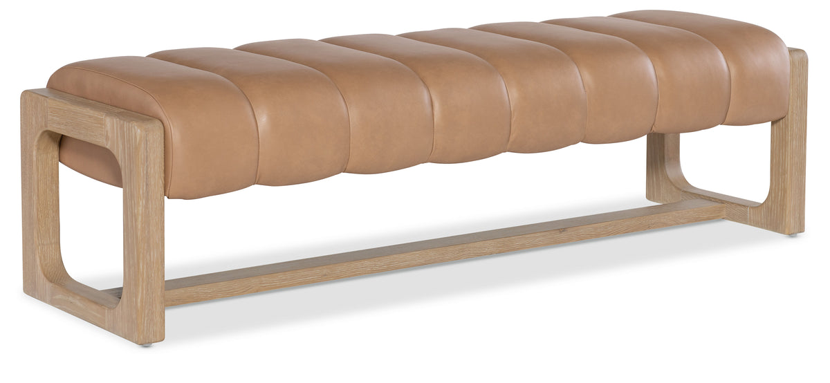 Banyon Bay Bench Desert Oak Brown - Light Brown by Hooker Furniture - View 1