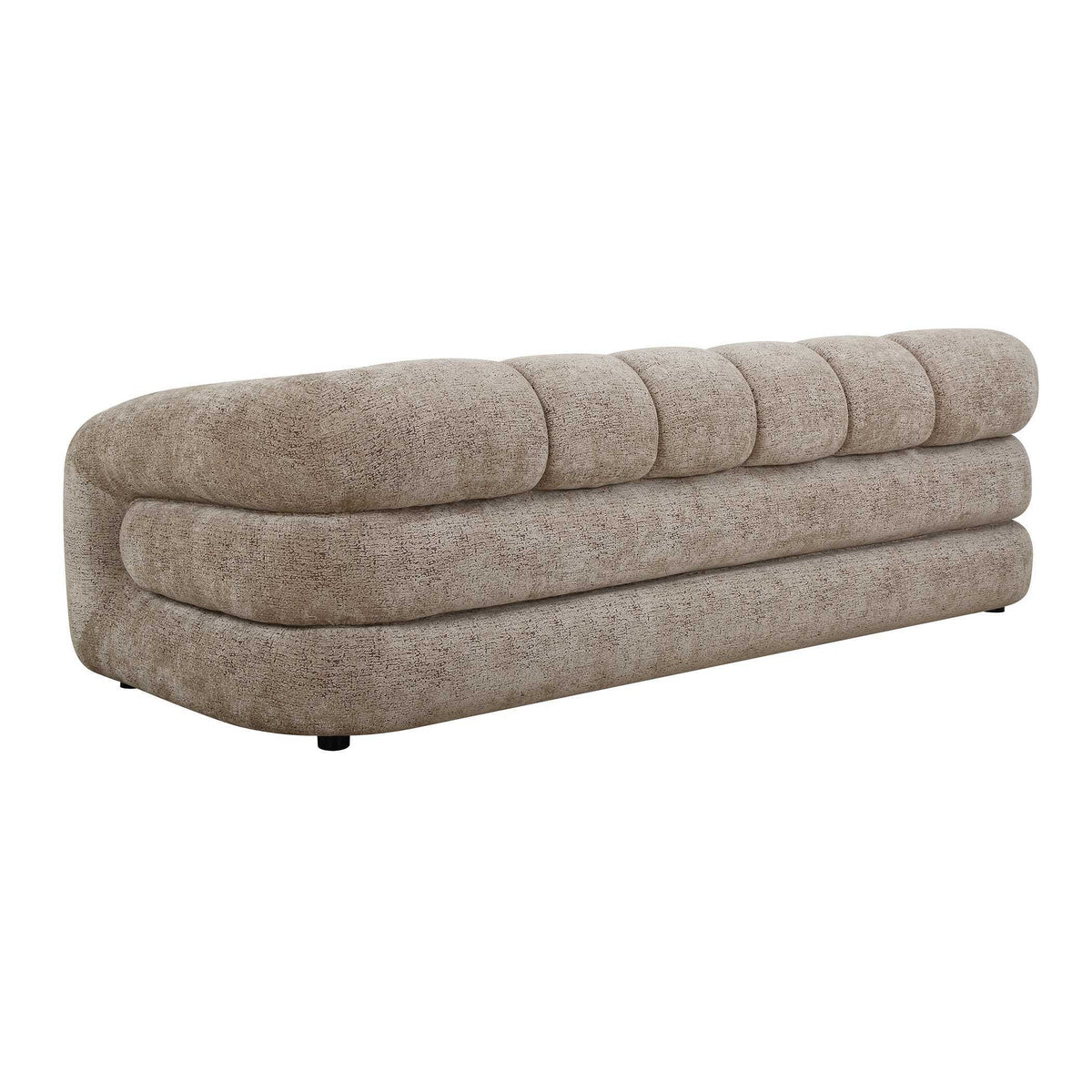 Modella Upholstered Chenille Sofa - Light Brown by Uttermost - View 8