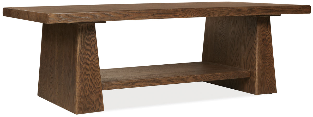 Driftwood Rectangle Coffee Table Medium Wood - Dark Brown by Hooker Furniture - View 1