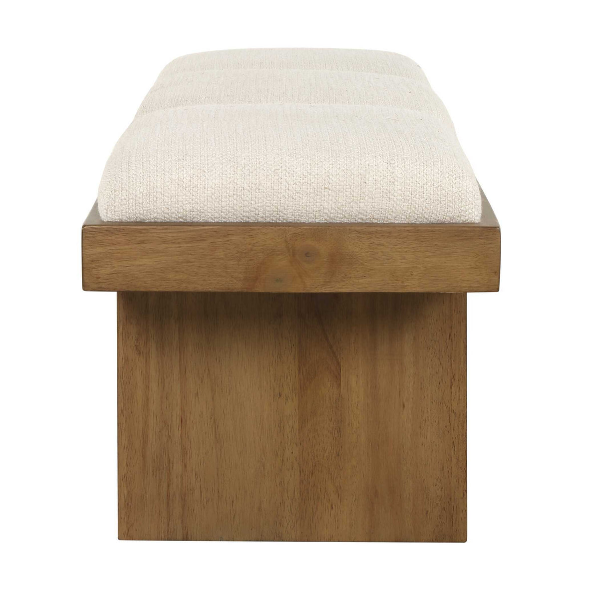 Haden Upholstery Bench - Dark Brown / White by Uttermost - View 5
