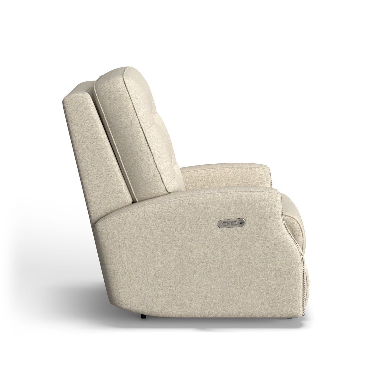 Devon Transitional Fabric Power Rocking Recliner With Power Headrest | Flexsteel