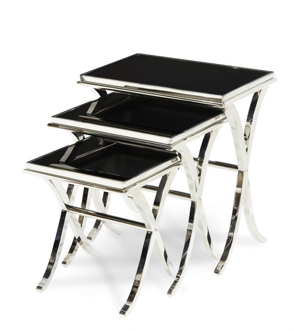 Discoveries 3 Piece Nesting Tables - Acf - Nst - Cret - 83 | Aico | Home Elegance USA
