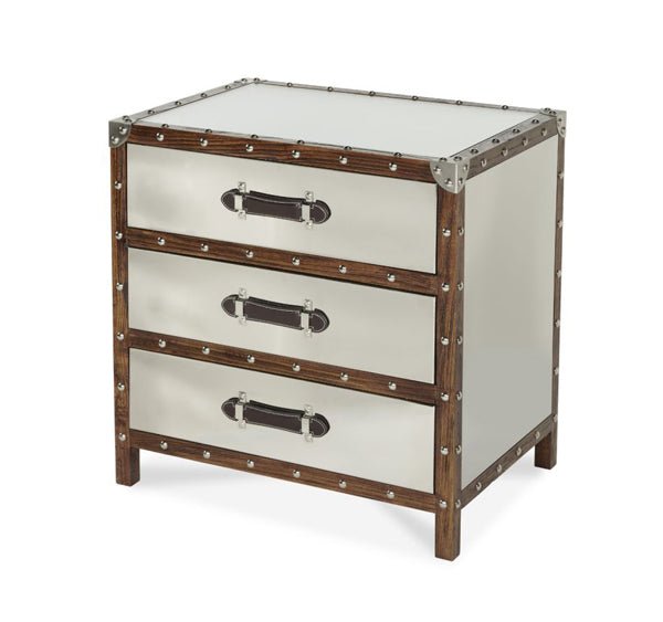 Discoveries Trunk 3 - Drawer Chest - Acf - Tnk - Chst3 - 04 | Aico | Home Elegance USA