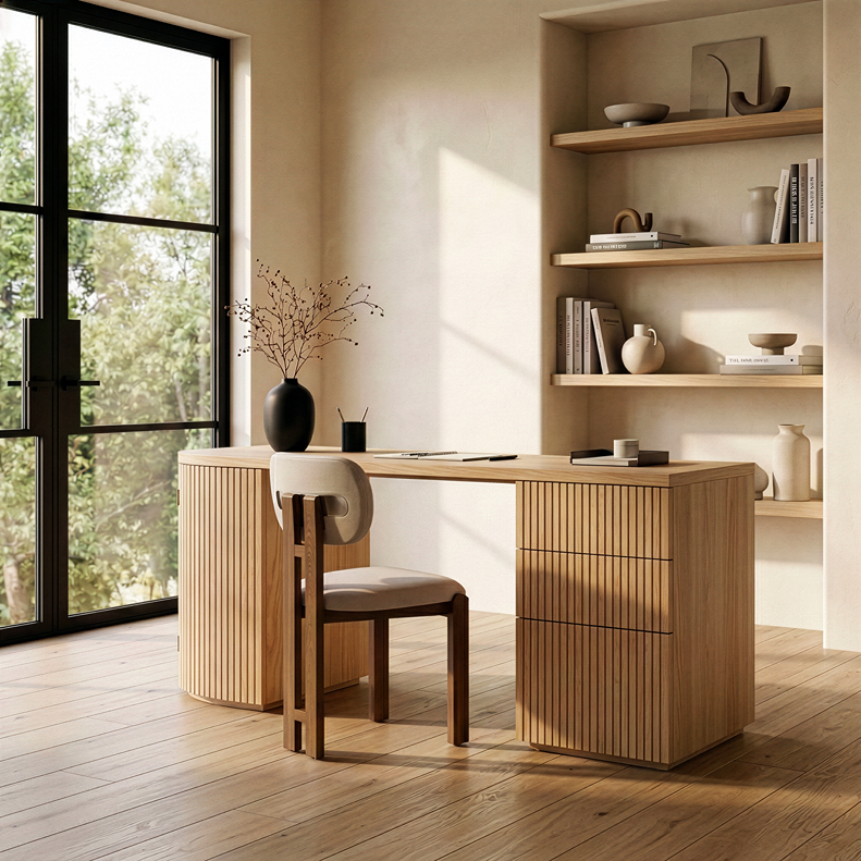 Albrite - Modern Natural Ash Desk - View Image 1