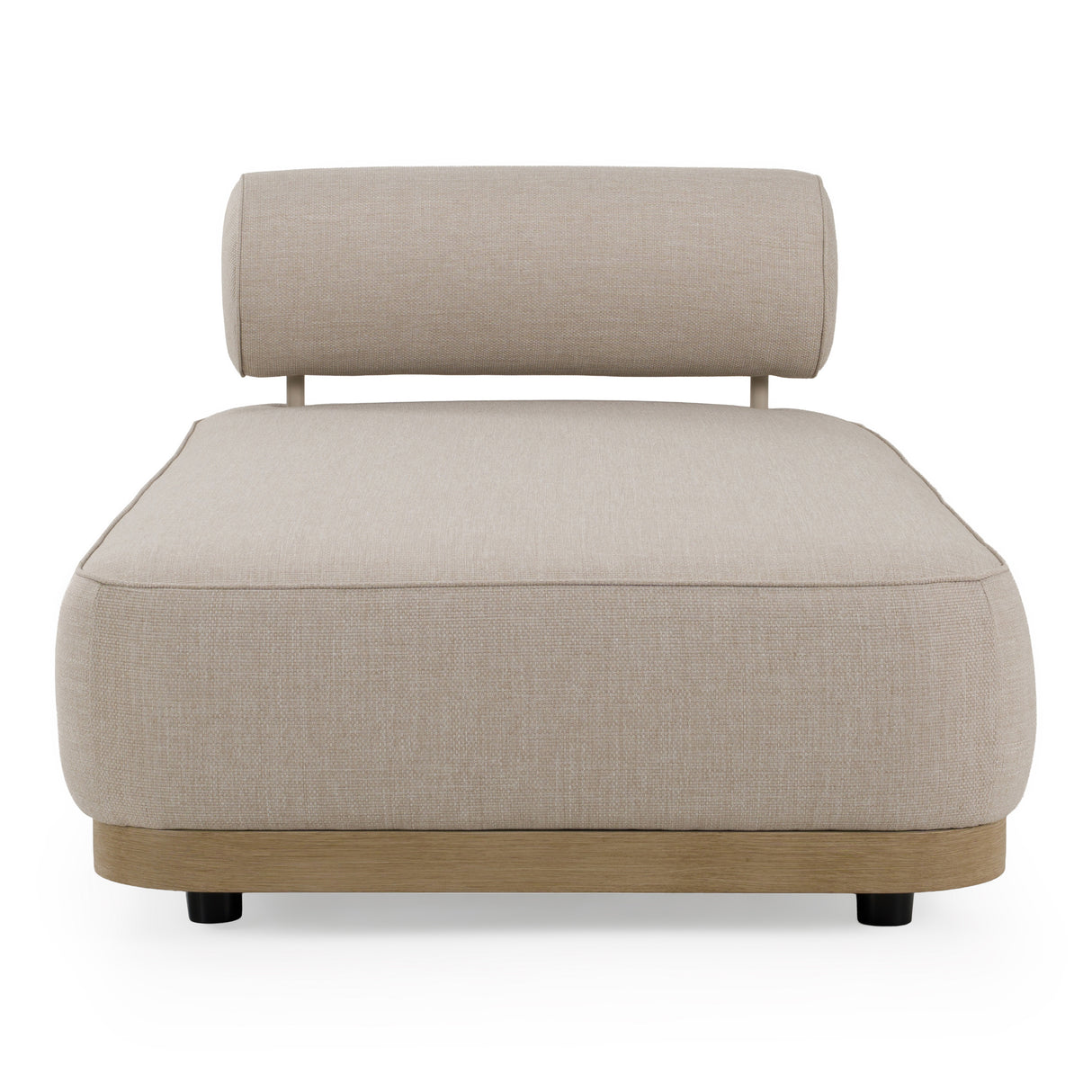 Alicante - Outdoor Grey Fabric + Latte 5-Piece Sofa Set - View Image 1