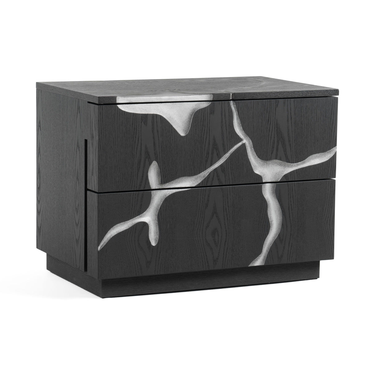 Eastern King Penrose + Aspen - Modern Beige + Brown Ash 4-Piece Bedroom Set