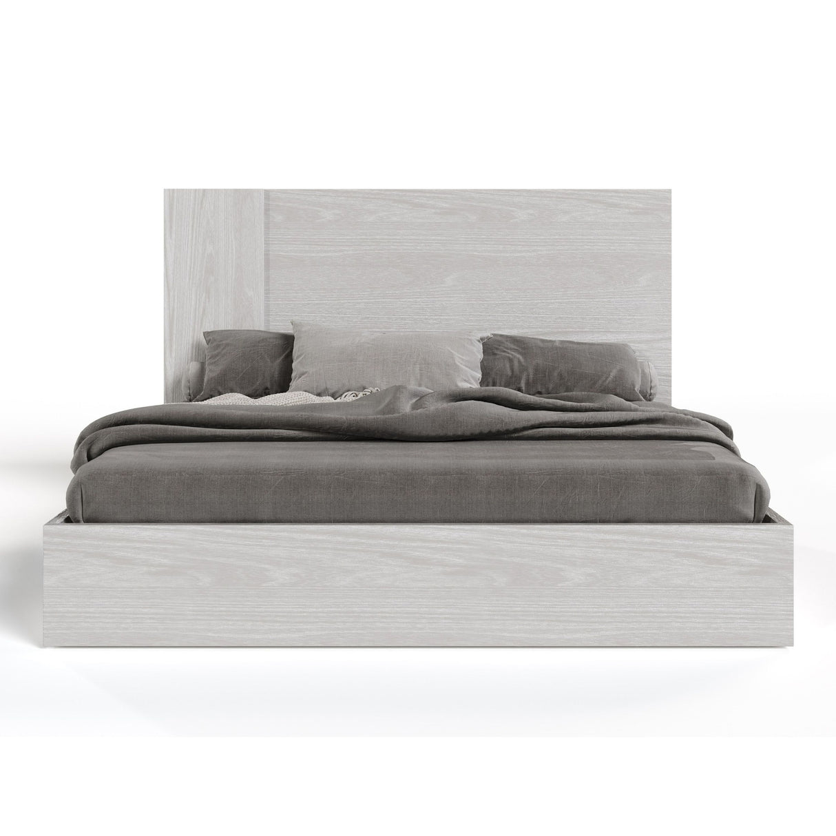 Eastern King Asus - Modern Italian White Bed