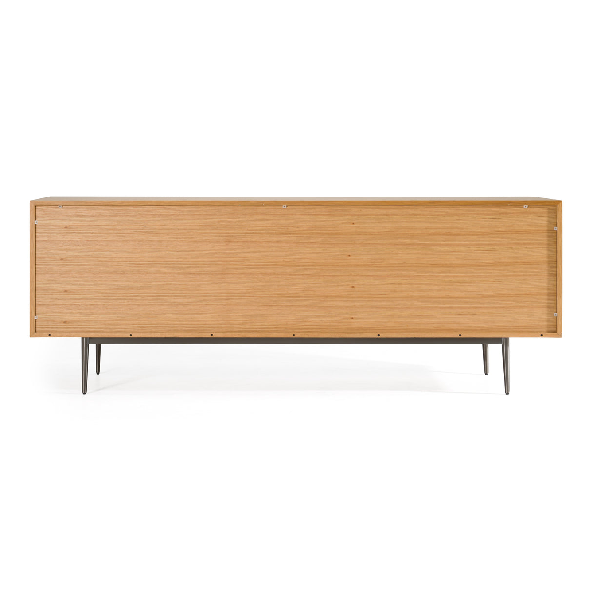 Azteca - Modern White Oak + Black Geometric Pattern Buffet - View Image 1