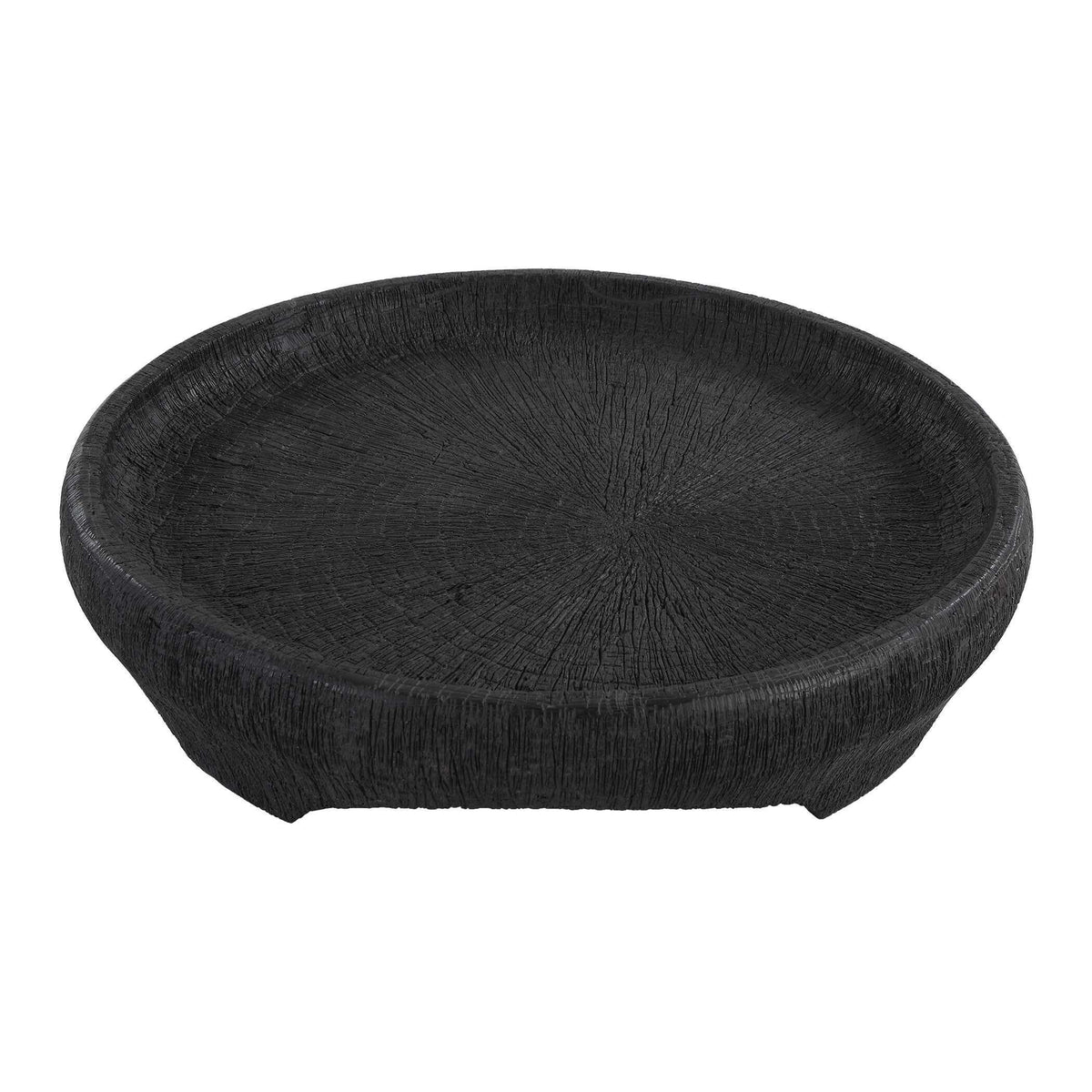 Resonance Indoor-Outdoor Resin Bowl - Black by Uttermost - View 4
