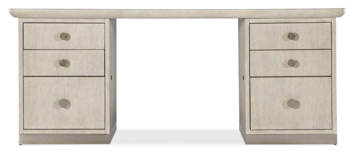 Modern Mood Executive Desk - Beige by Hooker Furniture - View 6