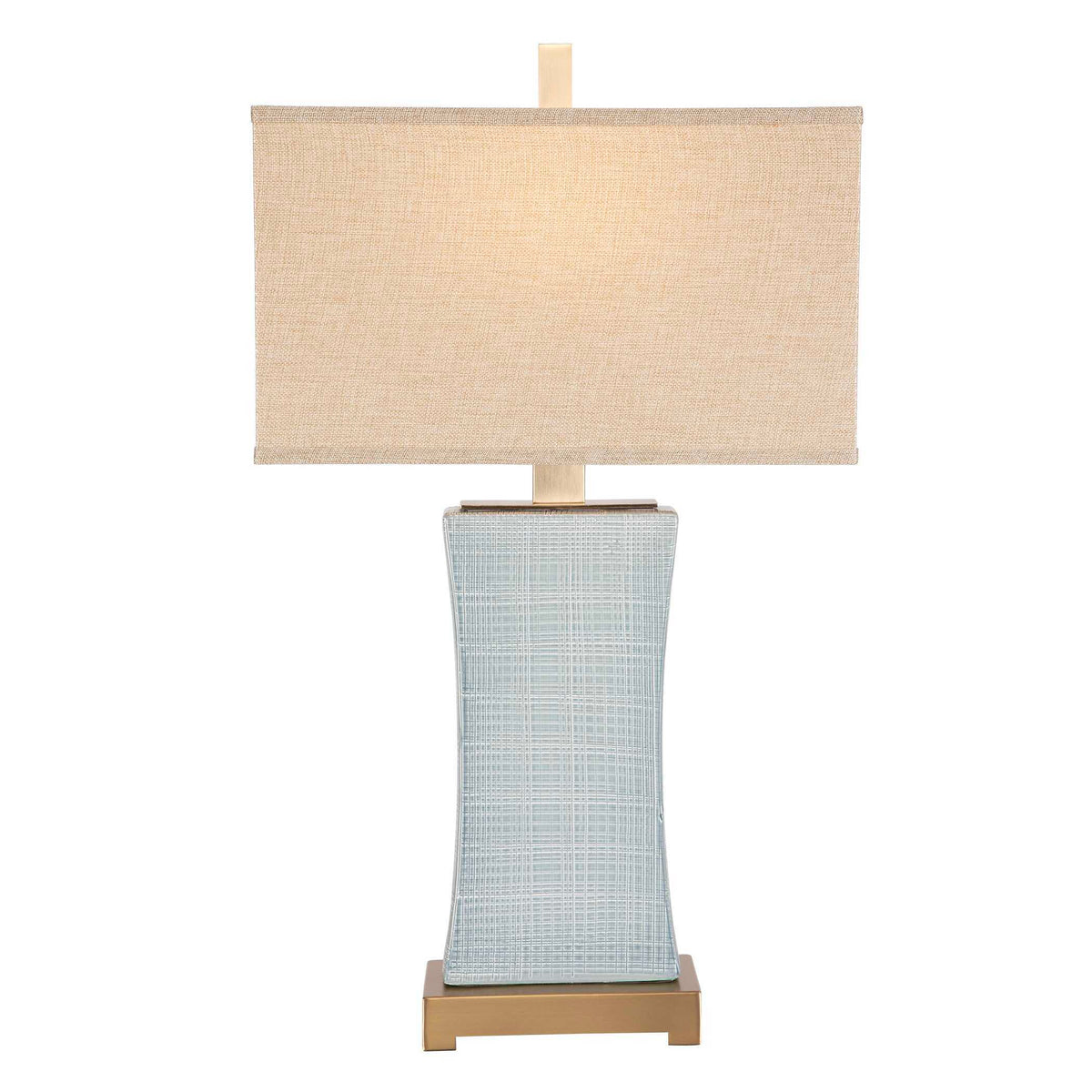 Cantarana Table Lamp Blue Gray - Light Blue / Beige by Uttermost - View 5