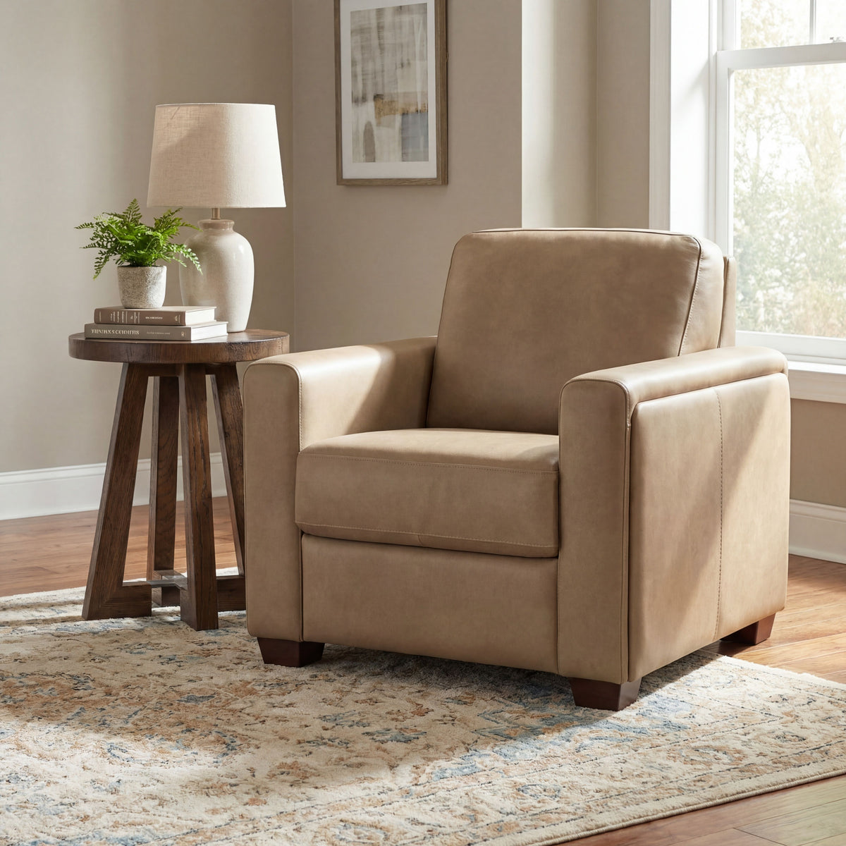 Griffin Chair - Light Brown by Hooker Furniture - View 2