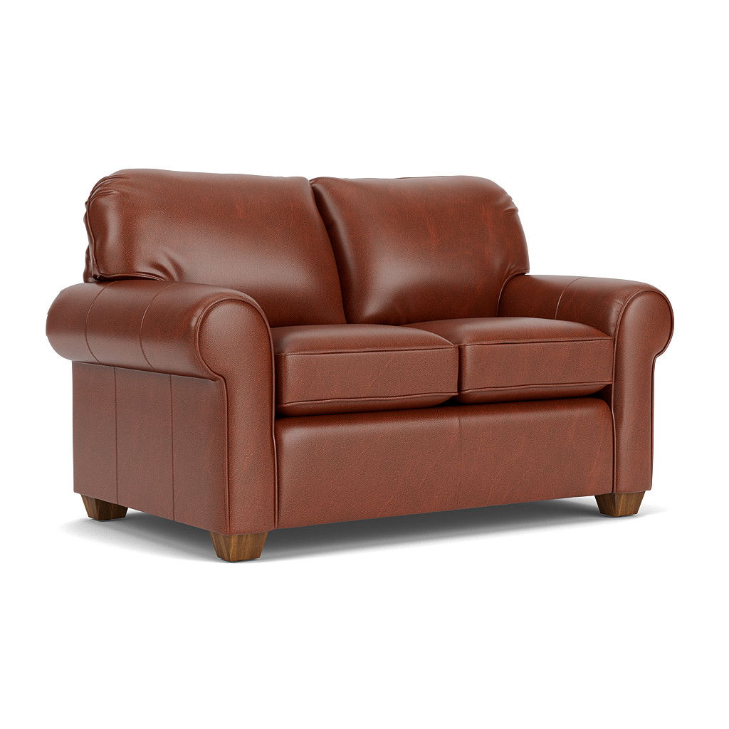 Thornton Leather Loveseat | Flexsteel