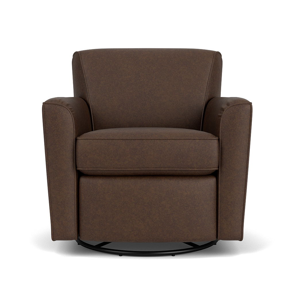 Kingman Leather Swivel Glider | Flexsteel