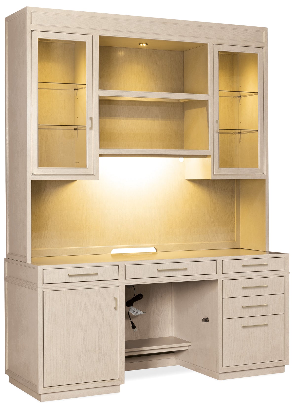 Credenza Polished Limestone - Beige by Hooker Furniture - View 9