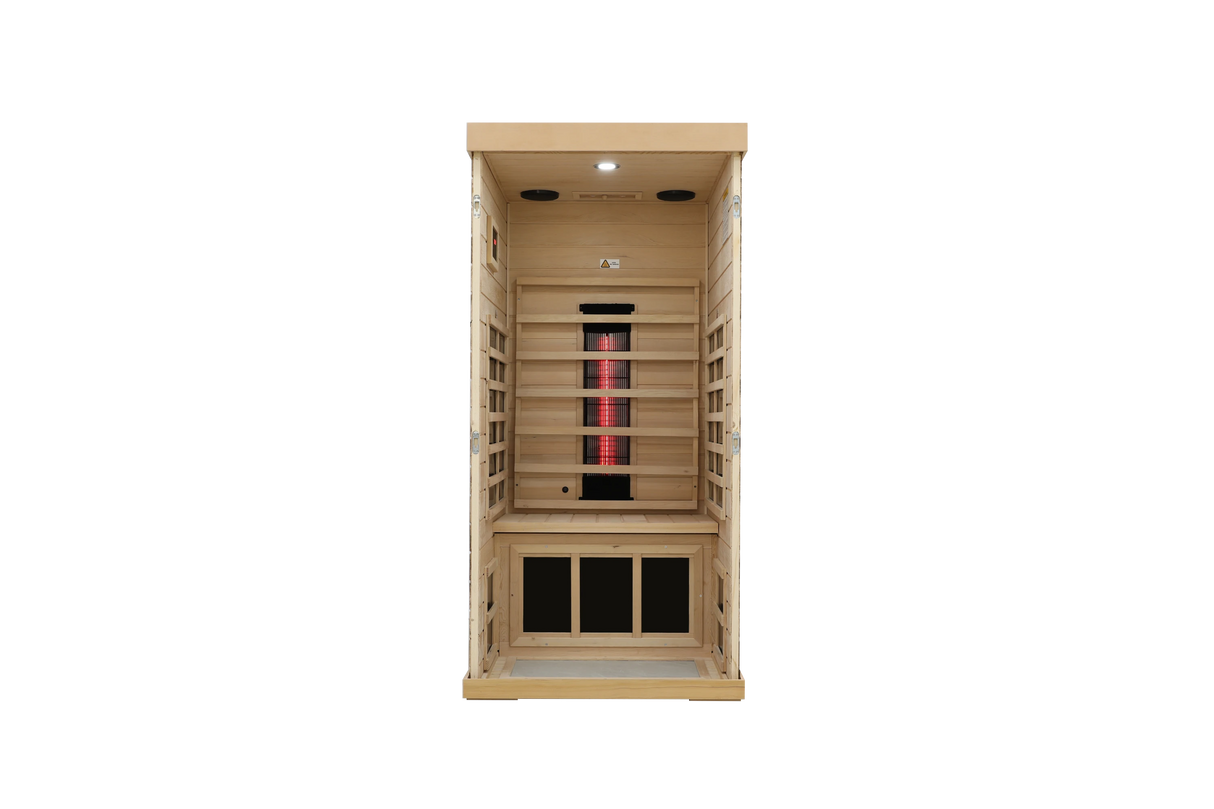 Mini Hemlock Home Low EMF Far Infrared Sauna - sold by Home Elegance USA