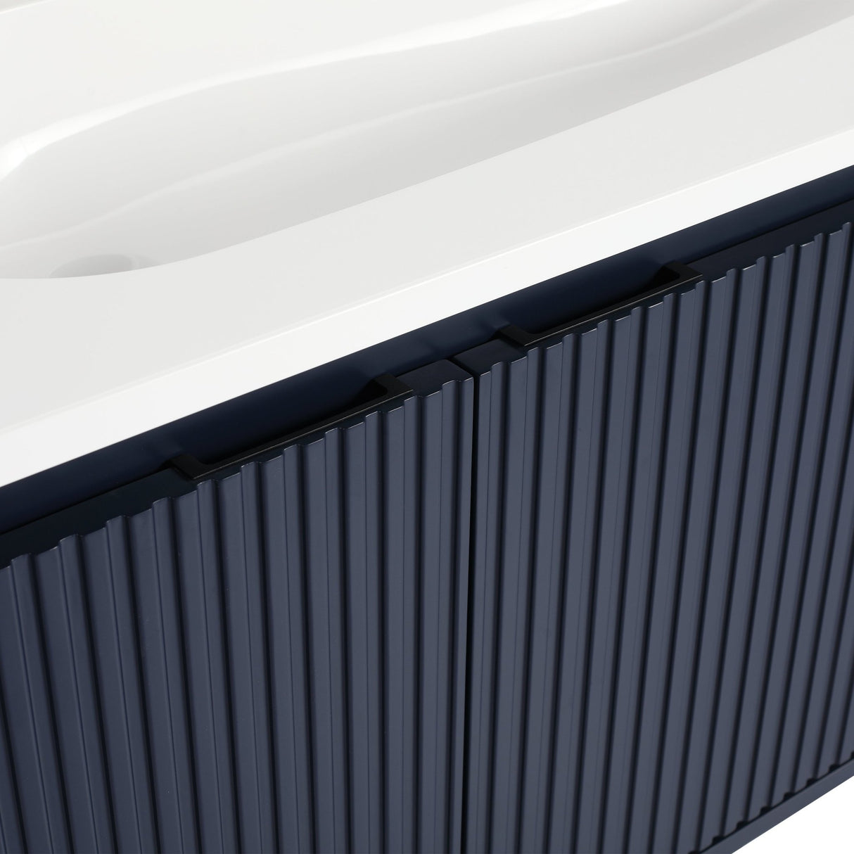 48" Floating Bathroom Vanity with Drop - Shaped Resin Sink(BVB05848BNL - GRBSD48S) | Home Elegance USA