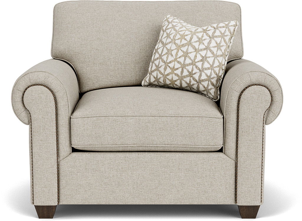 Carson Fabric Chair, Nailhead Trim | Flexsteel