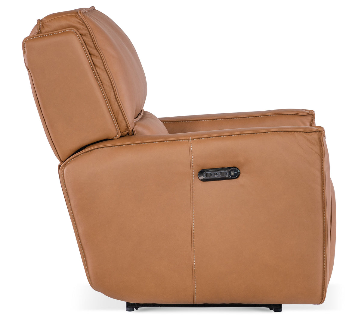 Miles Zero Gravity Power Recliner With Power Headrest - Light Brown by Hooker Furniture - View 5