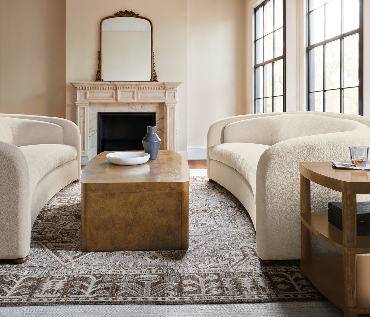 Valentina Stationary Sofa - Beige by Hooker Furniture - View 6