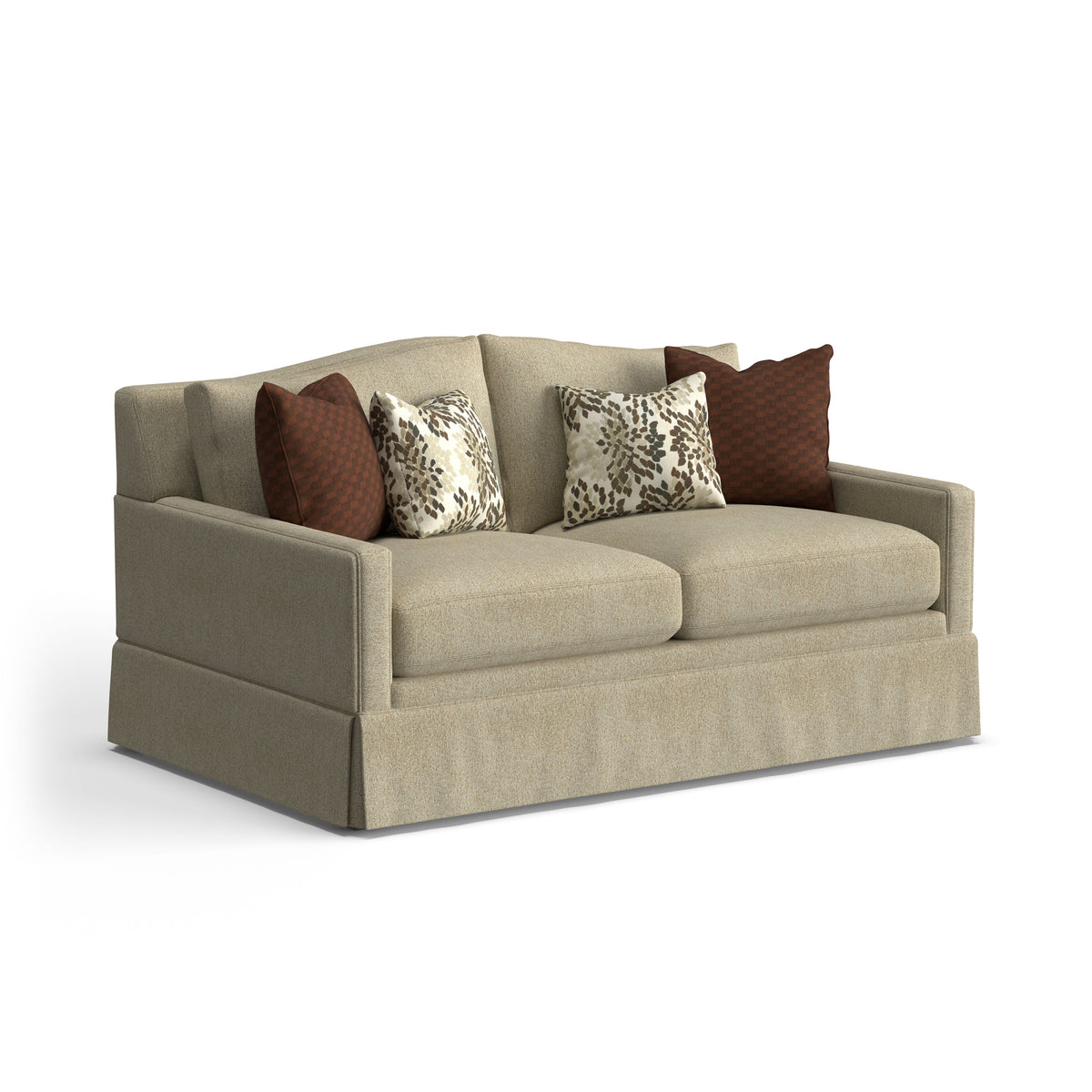 Lottie Loveseat With Skirt Trim | Flexsteel