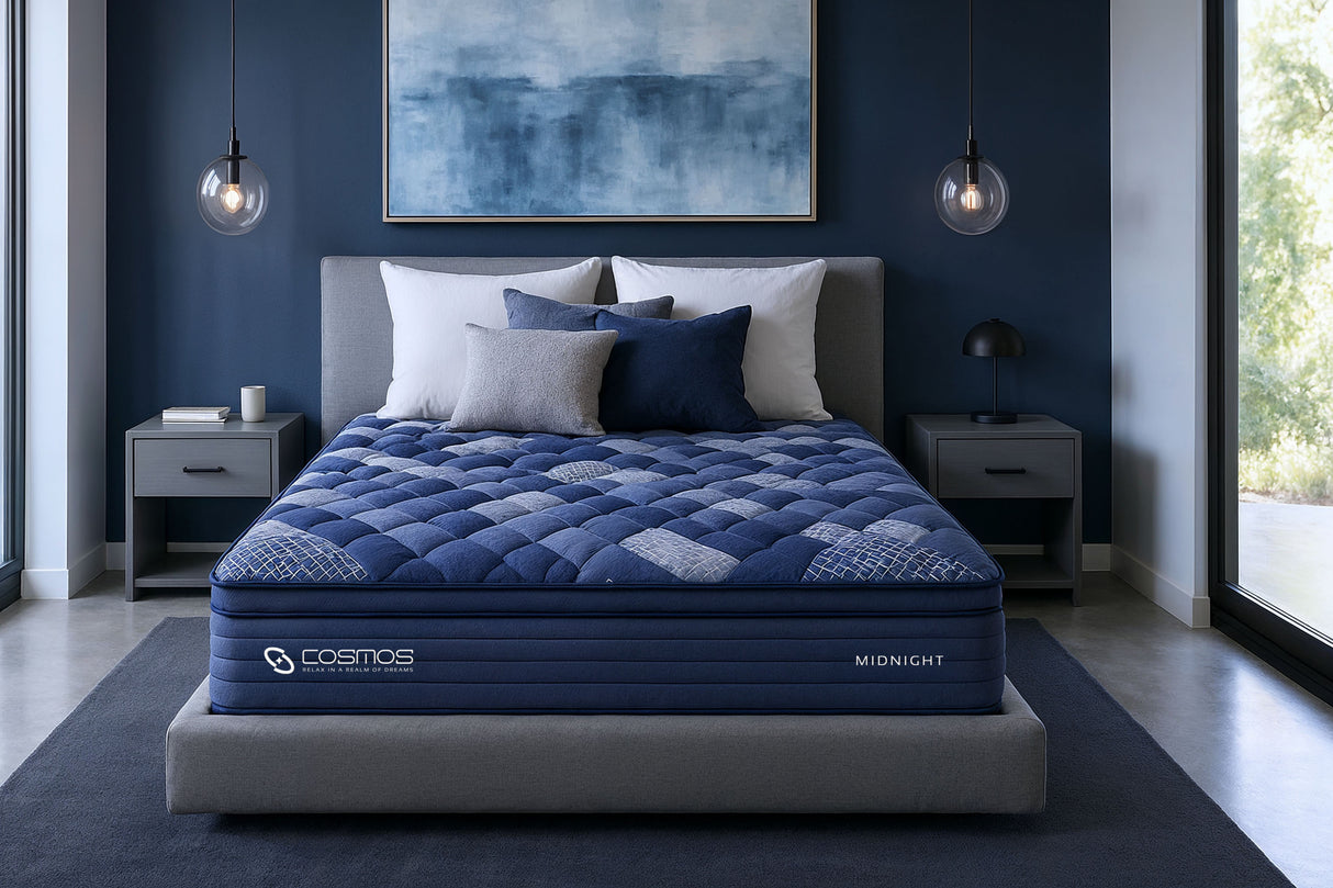 MIDNIGHT- 14' QUEEN HYBRID MATTRESS IN A BOX