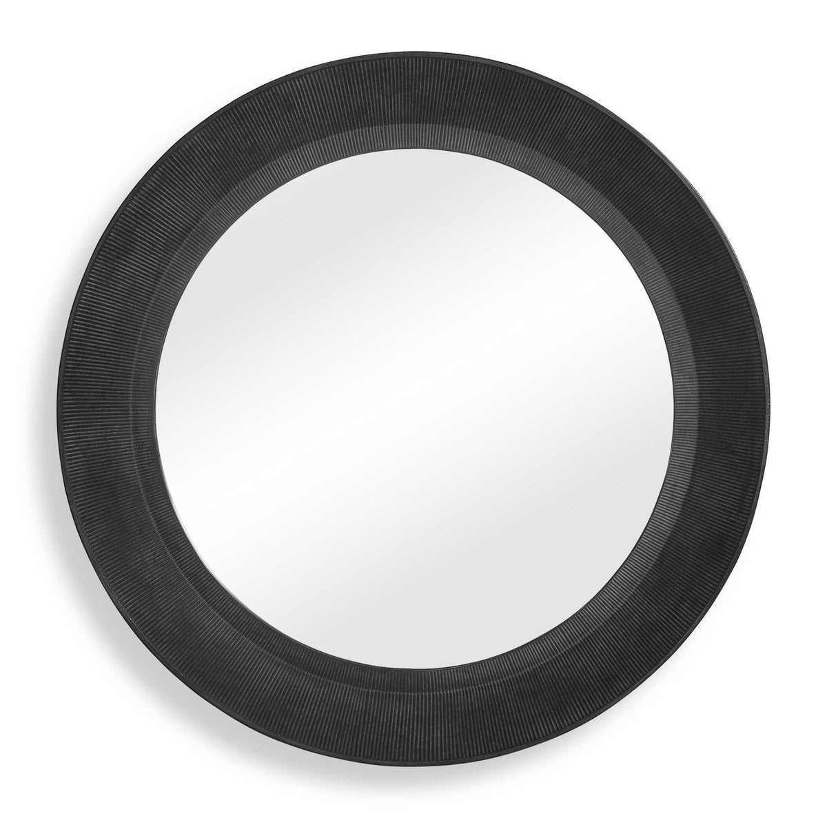 Montgomery Round Mirror - Black by Uttermost - View 1