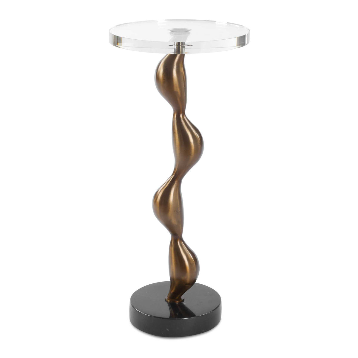 Remolino Drink Table - Bronze by Uttermost - View 1