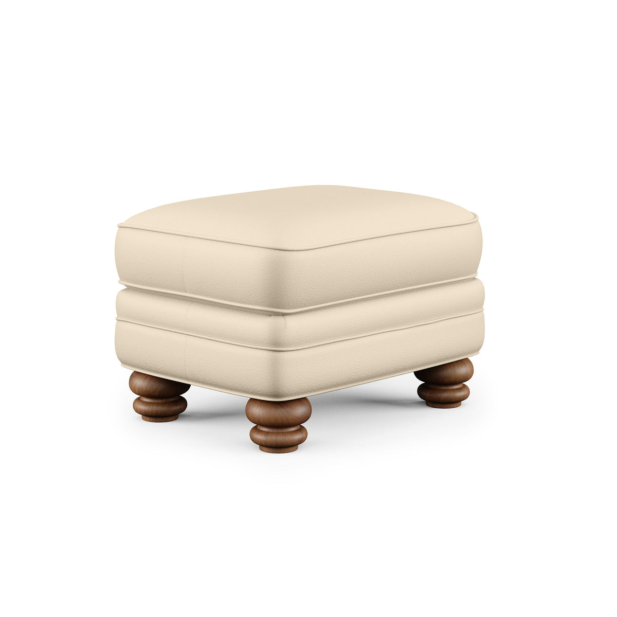 Bay Bridge Leather Ottoman | Flexsteel