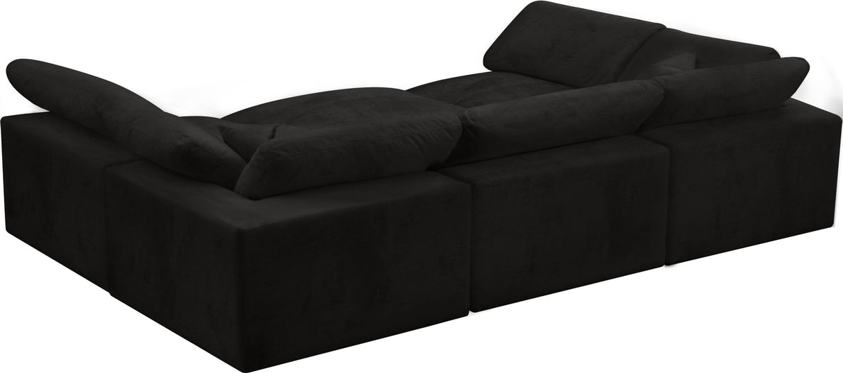 Cozy - Modular Sectional Cloud - Black | Home Elegance USA