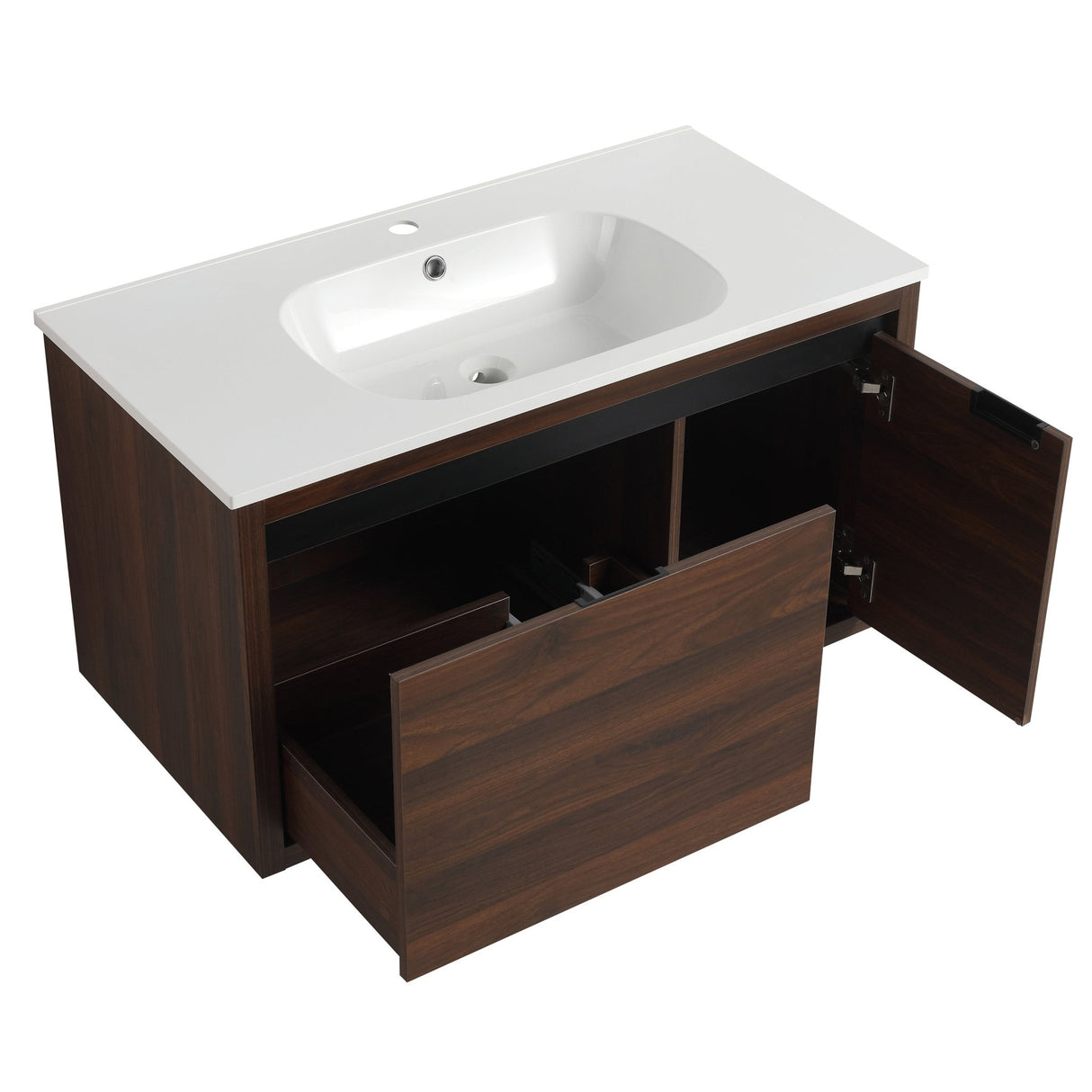 36 Inch Bathroom Vanity With Gel Sink | Home Elegance USA