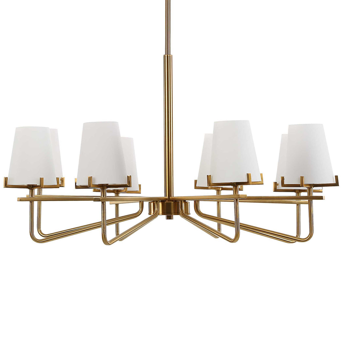Lassen 8 Light Chandelier Brass - Bronze by Uttermost - View 4