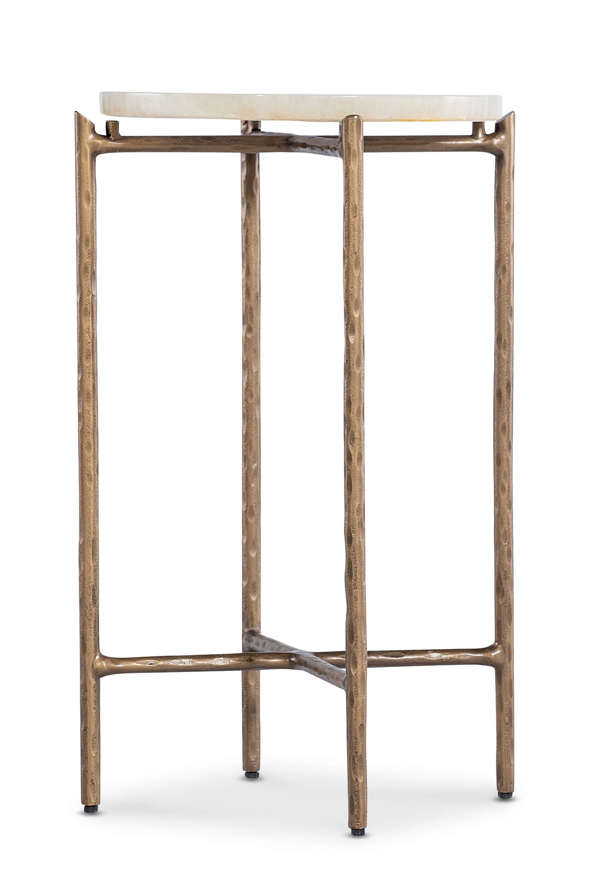 Melange Je Suis Petit Spot Table - Gold / White by Hooker Furniture - View 3