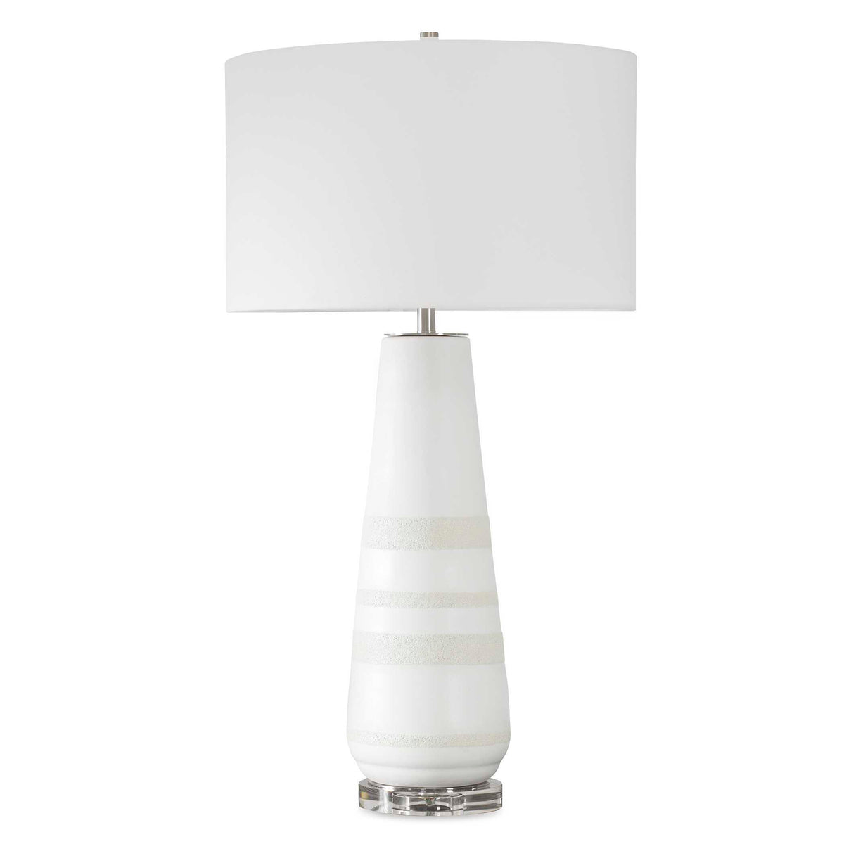 Santino Crackled Ivory Table Lamp - Beige by Uttermost - View 4