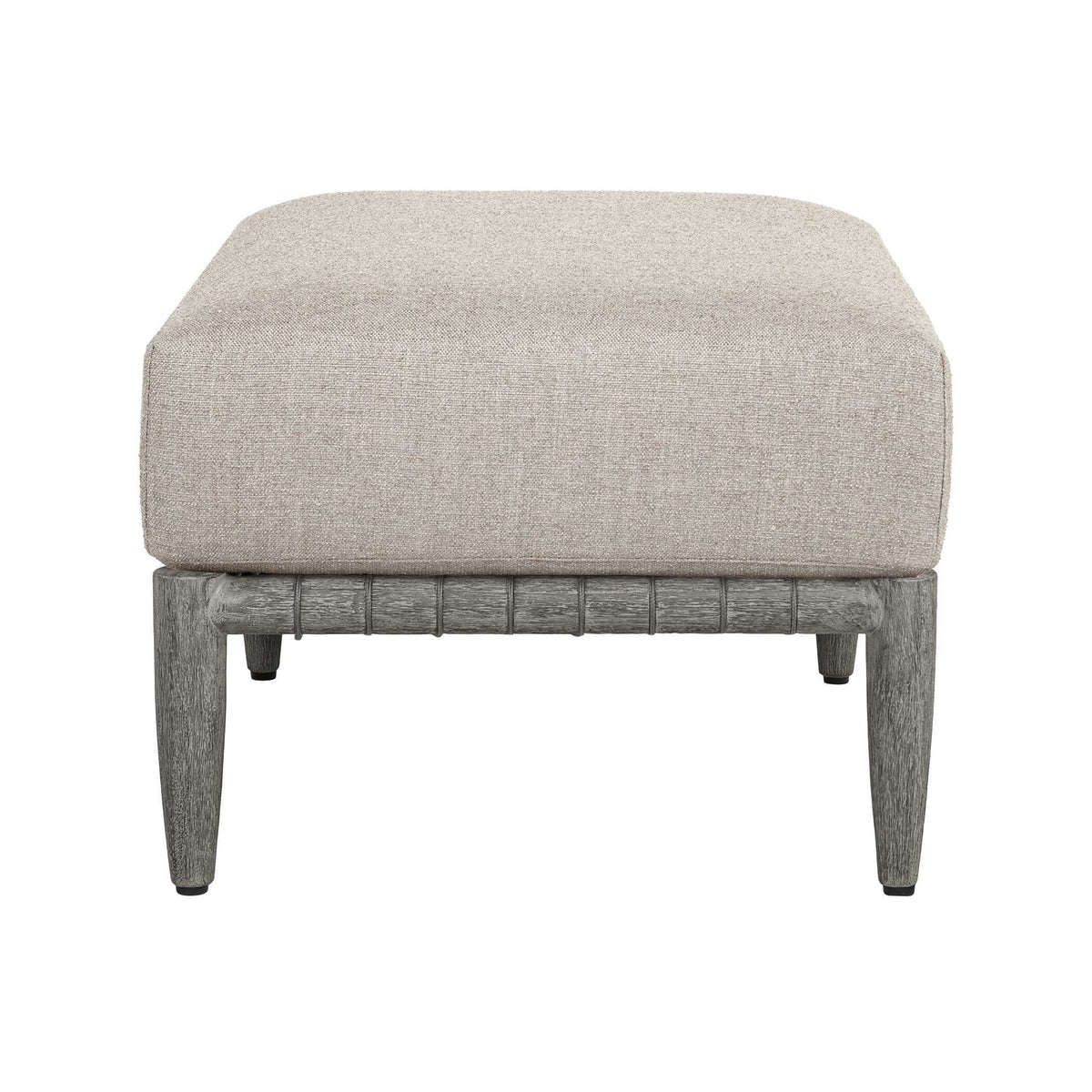 Borneo Outdoor Ottoman Dove - Light Gray by Uttermost - View 3