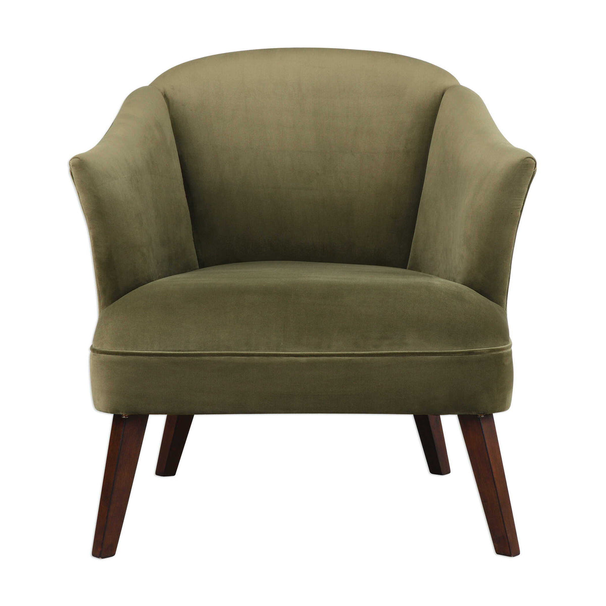 Conroy Accent Chair Olive - Green / Dark Brown by Uttermost - View 1